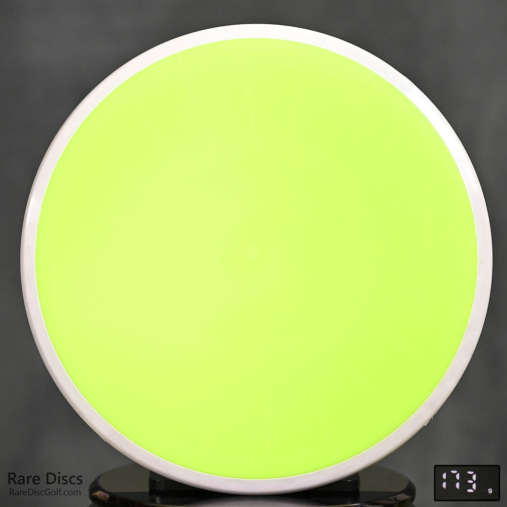 examples of blank disc golf discs for disc dyeing - lime green